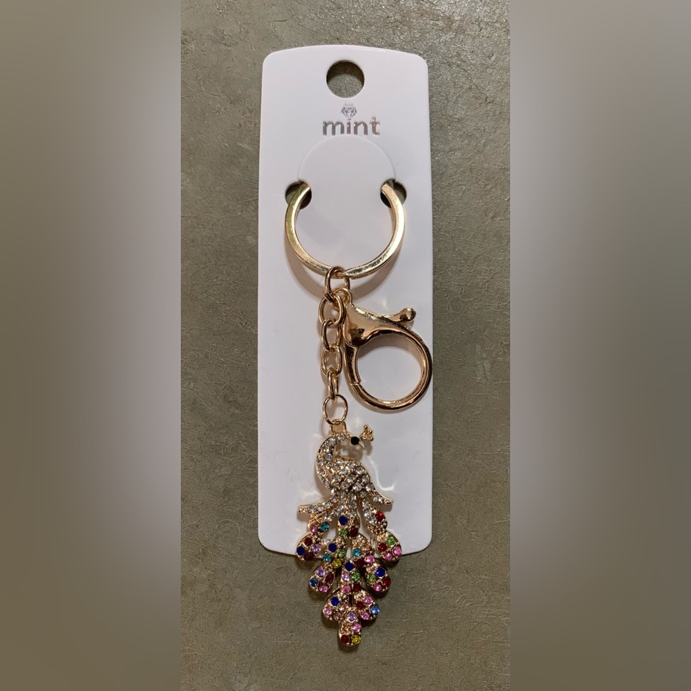 Peacock Keychain/Charm